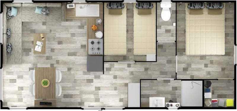 Mobilhome Premium Terrasse Côté Mer