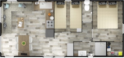 Mobile-home Premium terrace Côté mer — 7