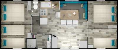 Mobile-home Comfort sheltered terrace — 5