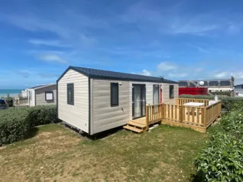 Huuraccommodatie(s) - Stacaravan Comfort Terras - Camping Belle Etoile