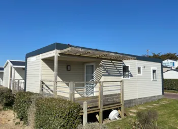 Huuraccommodatie(s) - Stacaravan Comfort Terras Côté Mer - Camping Belle Etoile