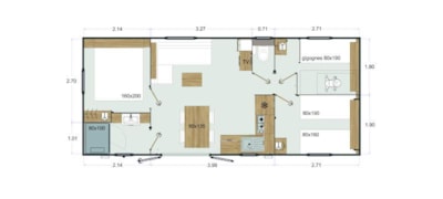Mobile-home Premium Terrace Nordic bath — 6