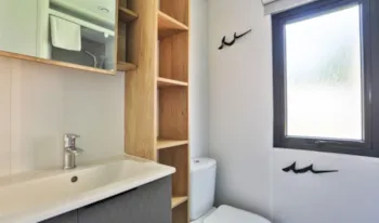 Mietunterkunft - Mobilheim Premium - 32 M² - 3 Schlafzimmer - Erhöhte Terrasse - Camping Marvilla Parks - Château La Forêt