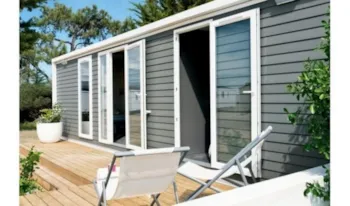 Mietunterkunft - Mobilheim Comfort Modèle Xl - 30  M² - 2 Schlafzimmer - Nicht Überdachte, Erhöhte Terrasse - Camping Marvilla Parks - Château La Forêt