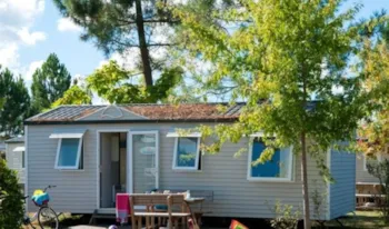 Mietunterkunft - Mobile-Home Comfort - 28  M² - 2 Bedrooms - Einzelterrasse - Camping Marvilla Parks - Château La Forêt