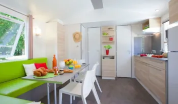 Mietunterkunft - Mobilheim Classic - 31 M² - 3 Schlafzimmer - Erhöhte Terrasse - Camping Marvilla Parks - Château La Forêt