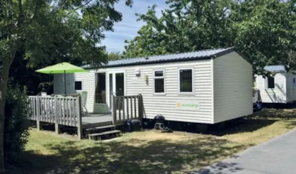 Mobil-Home Classic Modèle Xl - 33 M² - 3 Chambres - Terrasse Surélevée Non Couverte