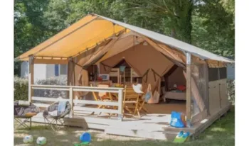 Mietunterkunft - Zeltbungalow - 2 Schlafzimmer  Einzelterrasse - Ohne Sanitäranlagen - Camping Marvilla Parks - Château La Forêt