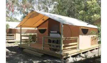 Mietunterkunft - Super Lodge - 30 M² -  2 Schlafzimmer - Einzelterrasse - Camping Marvilla Parks - Château La Forêt