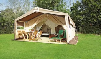 Mietunterkunft - Safarizelt - 2 Schlafzimmer - Einzelterrasse - Ohne Sanitäranlagen - Camping Marvilla Parks - Château La Forêt