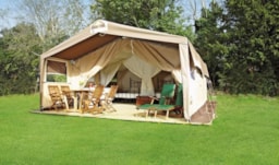 Accommodation - Safari Tent - 2 Rooms - Single Terrace - Without Toilet Blocks - Homair-Marvilla - Château La Forêt