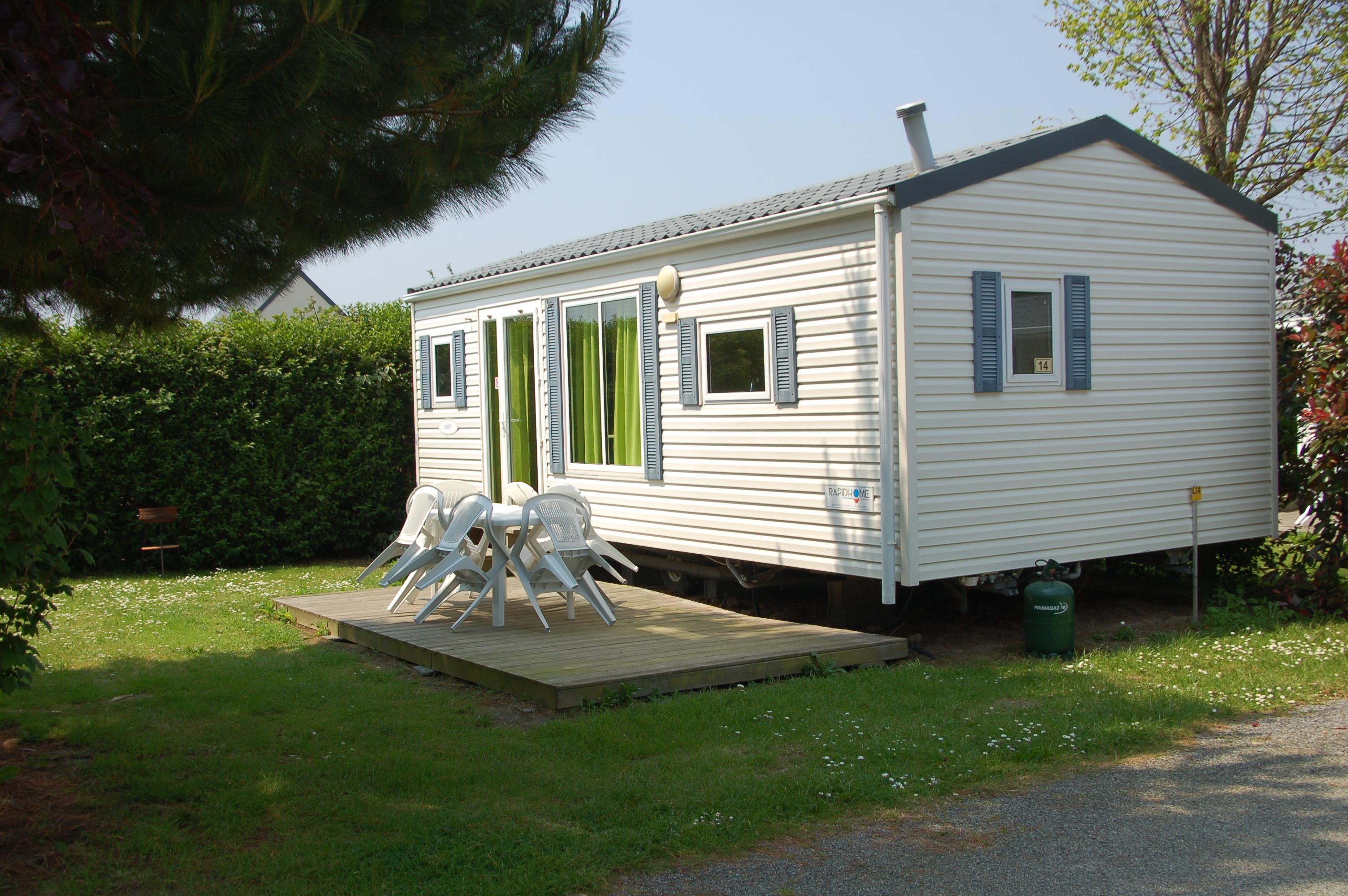 Accommodation - Loft 27M² 2 Bedrooms Saturday>Saturday - Camping Les Hauts de Port Blanc