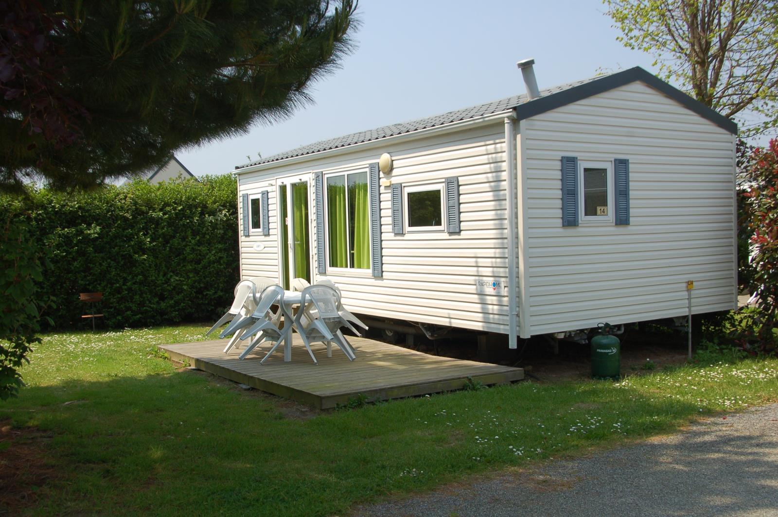 Location - Mobil-Home 2 Chambres - Samedi/Samedi - Camping Les Hauts de Port Blanc