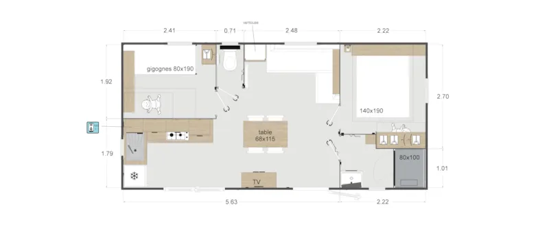 Grand Large Confort 2 Chambres - Mercredi