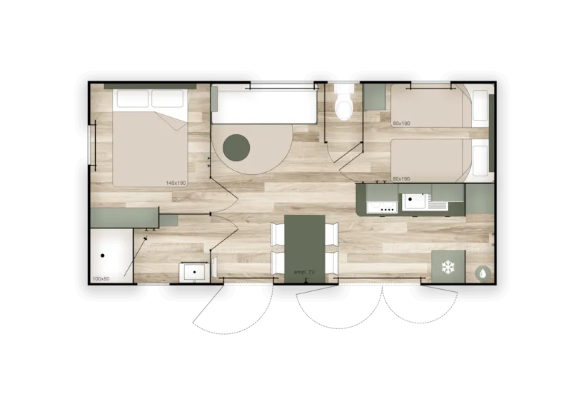 Grand Large Premium 2Ch 4 Pers