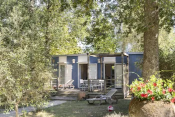 Mietunterkunft - Cottage Keywest Funny Forest 2 Schlafzimmer Klimaanlage Premium - Camping Sandaya Séquoia Parc