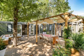 Mietunterkunft - Cottage Friends 5 Schlafzimmer **** - Camping Sandaya Séquoia Parc