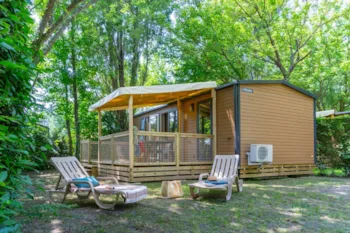 Mietunterkunft - Cottage Oléron 2 Schlafzimmer **** - Camping Sandaya Séquoia Parc