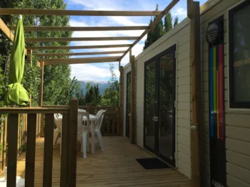 Mietunterkunft - Mobilheim Bahia Confort 32 M² - 3 Schlafzimmer + Überdachte Terrasse + Klimaanlage - Flower Camping Les Verguettes