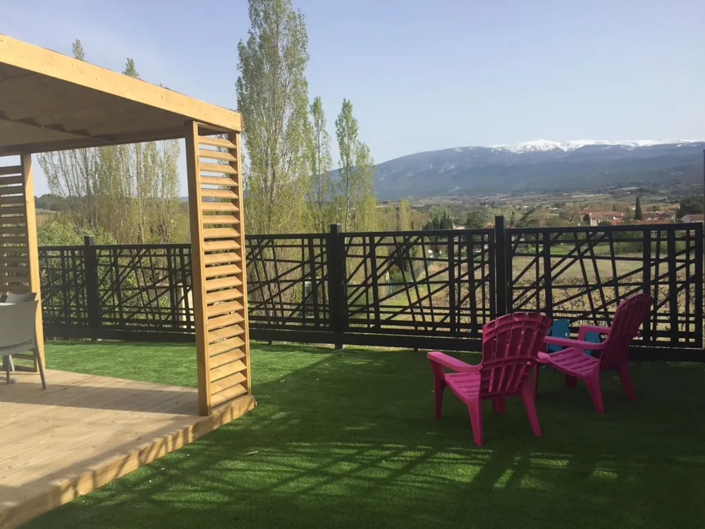 Mietunterkunft - Chalet Sesame 31 M² - 2 Zimmer+ Klimaanlage + Überdachte Terrasse - Flower Camping Les Verguettes