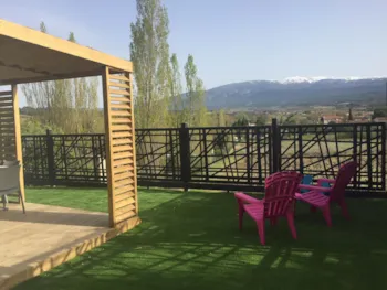 Mietunterkunft - Chalet Sesame 31 M² - 2 Zimmer+ Klimaanlage + Überdachte Terrasse - Flower Camping Les Verguettes