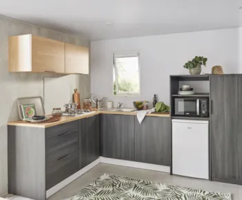 Mietunterkunft - Mobilheim Ventoux Confort 26 M²- 2 Schlafzimmer + Klimaanlage + Überdachte Terrasse - Flower Camping Les Verguettes