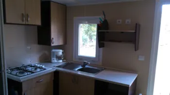 Mietunterkunft - Gamme Éco - Mobilheim Standard, 2 Schlafzimmer, Maximal 4 Personen (Einschließlich Baby) - Camping Le Rancho