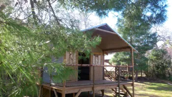 Mietunterkunft - Gamme Nature - Chalet Auf Stelzen 2 Zimmer 4/5 Personen Maximal (Baby Inbegriffen) - Camping Le Rancho