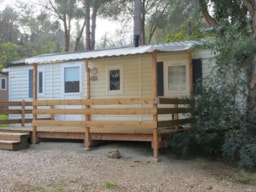 Mietunterkunft - Mobilheim 3 Schlafzimmer Mit Klimaanlage + Tv - Camping Le Rancho