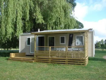 Mietunterkunft - Mobilheim 32M² - 3 Zimmer - Camping Au Cœur de Vendôme