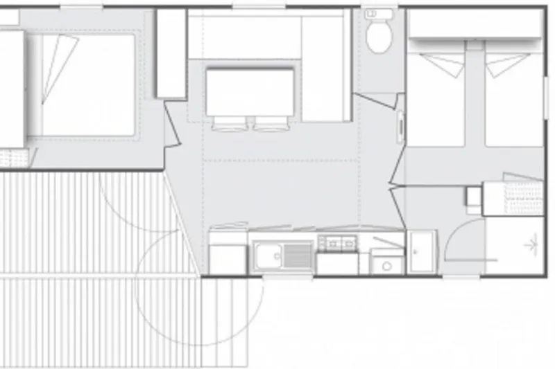 Mobil Home Classique 2Ch