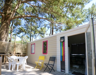 Mobil-home BERMUDES 31.50m² - 3 bedrooms (2018) wooden terrace
