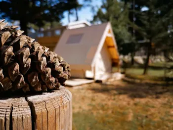 Mietunterkunft - Zelt Wanderer : 1 Nacht (1 Doppelbett Für 2 Personen) - Camping Ushuaïa Villages La Conge