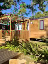 Mobil-Home Bahia 27M² Bois - 2 Chambres Avec Une Terrasse Bois Couverte Et Une Terrasse Solarium Mobil-Home Bahia 27M² Bois - 2 Chambres Avec Une Terrasse Bois Couverte Et Une Terrasse Solarium
