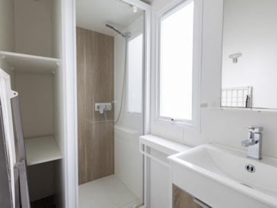 Mobil-home IBIZA 27m² - 2 bedrooms (2016-2017) wooden terrace