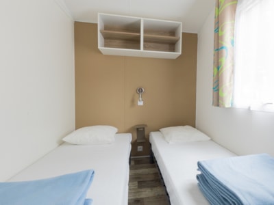 Mobil-home IBIZA 27m² - 2 bedrooms (2016-2017) wooden terrace