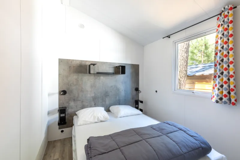 Mobil-Home Malaga Bois 27M² - 2 Chambres  - 4 Pers, Terrasse Bois Semi Couverte