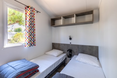 Mobil-home MALAGA 27m² WOOD - 2 bedrooms (New 2020) semi covered wooden terrace