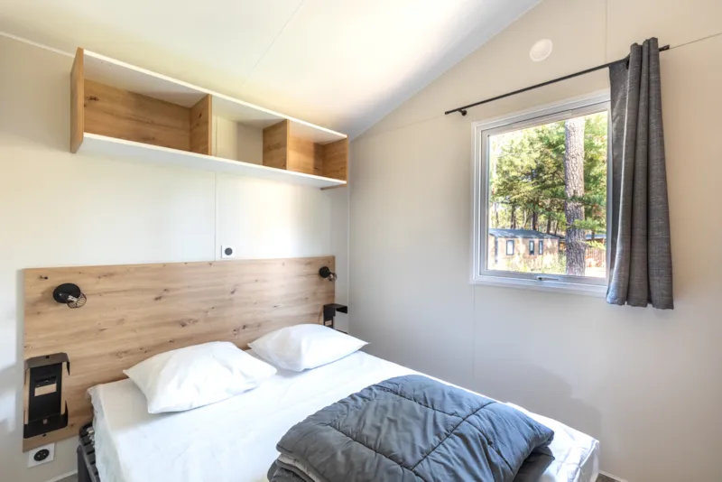 Mobil-Home Bahia Bois 29M²  - 2 Chambres Avec Une Terrasse Bois Couverte Et Une Terrasse Solarium