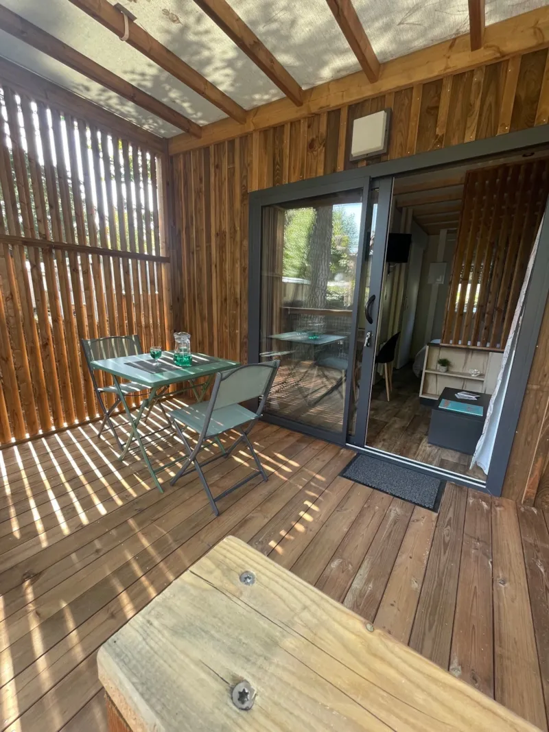 Chalet Cajou Équipé Tout Confort Avec Terrasse En Bois 1 Chambre - Année 2025