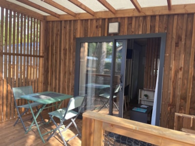 Chalet CAJOU équipé tout confort avec terrasse en bois 1 chambre - année 2025