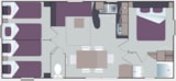 Mobil-Home Baltique Climatisé 3 Chambres Mobil-Home Baltique Climatisé 3 Chambres