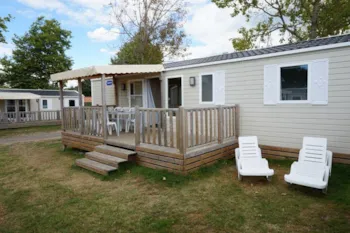 Mietunterkunft - Mobilheim Quatro - 4 Schlafzimmer 2 Badezimmer - Chadotel Le Domaine de Beaulieu