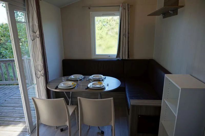 C- Mobil-Home Helios - Pmr - 2 Chambres 32M² Avec Terrasse Couverte