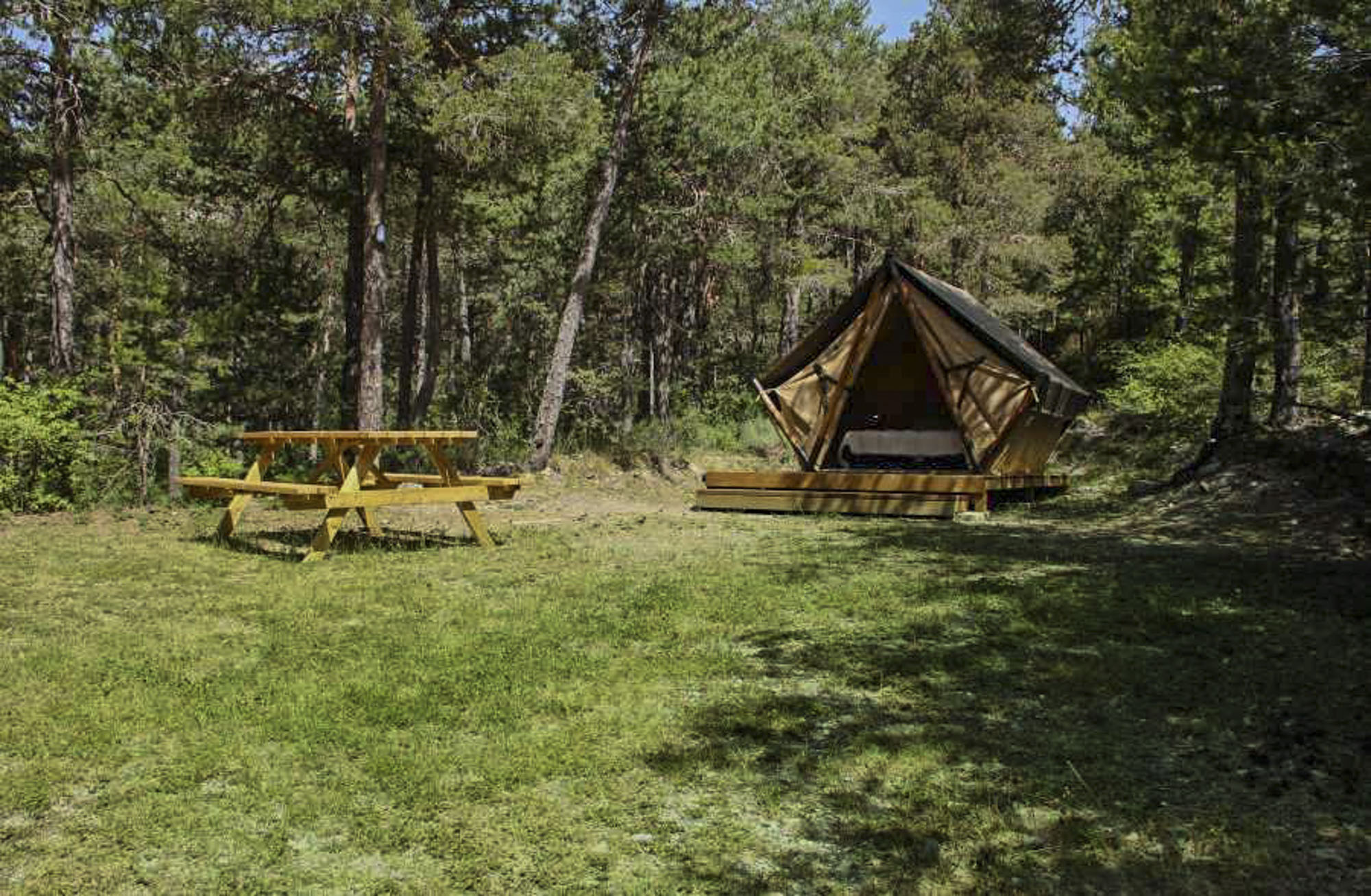 Location - Tente Lodge - Camping Rioclar