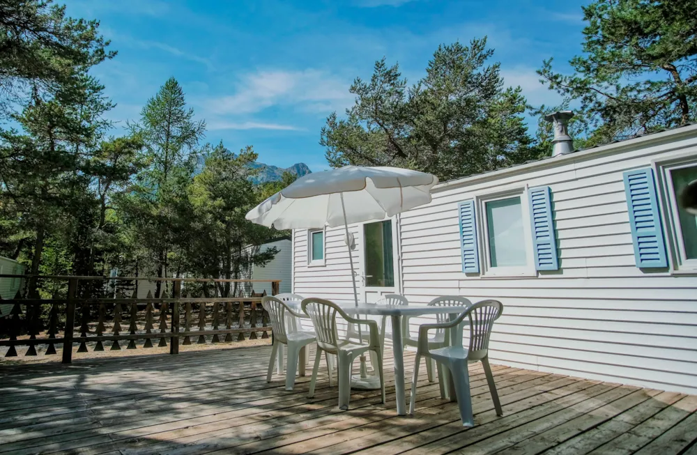 Location - Mobil-Home Confort 2 Chambres - Camping Rioclar