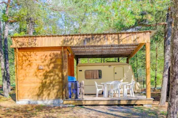 Mietunterkunft - Wohnwagen 2 Schlafimmer - Camping Rioclar