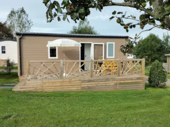 Accommodation - Mobile Home Mercure Sunêlia Confort 2 Bedrooms - Camping Sunêlia L'Aiguille Creuse