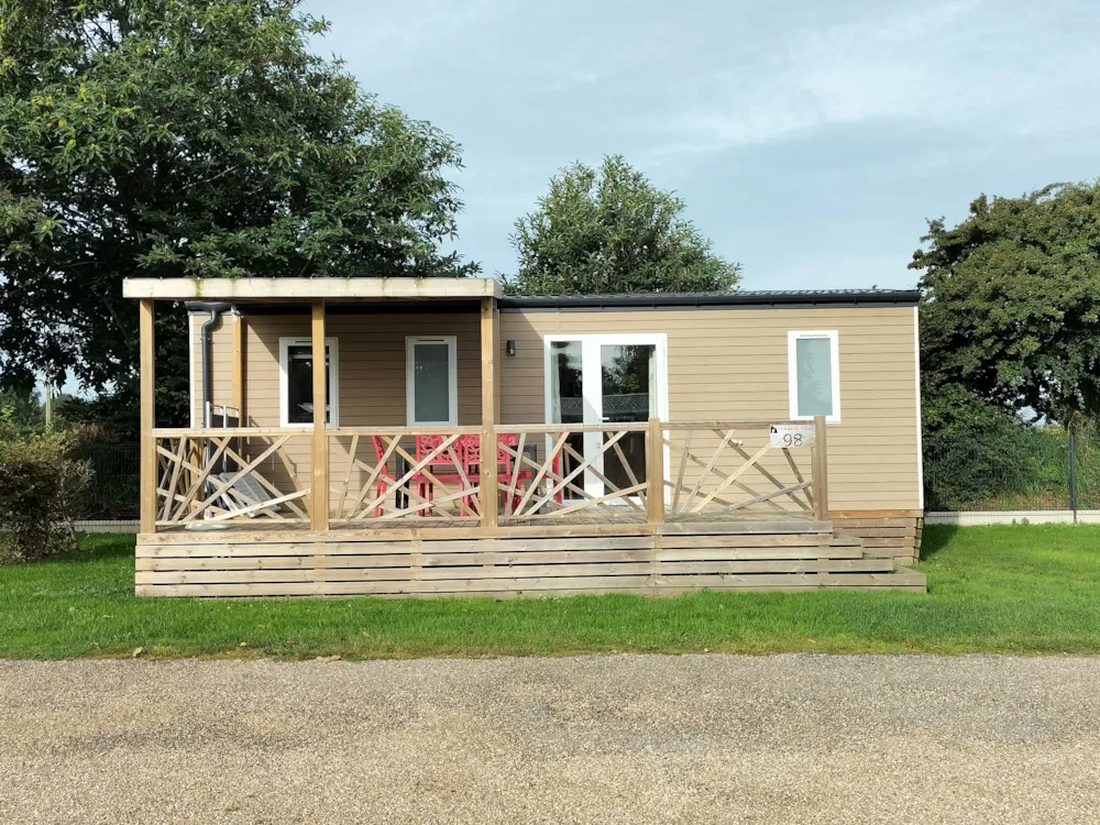 Mietunterkunft - Mobilheim Cordelia Sunêlia Prestige 3 Zimmer - Camping Sunêlia L'Aiguille Creuse