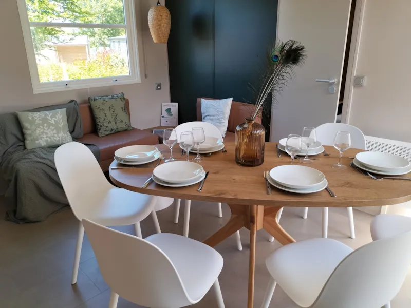 Mobil-Home "Le Lupin" Sunêlia Luxe 3 Chambres - 2 Salles De Bain